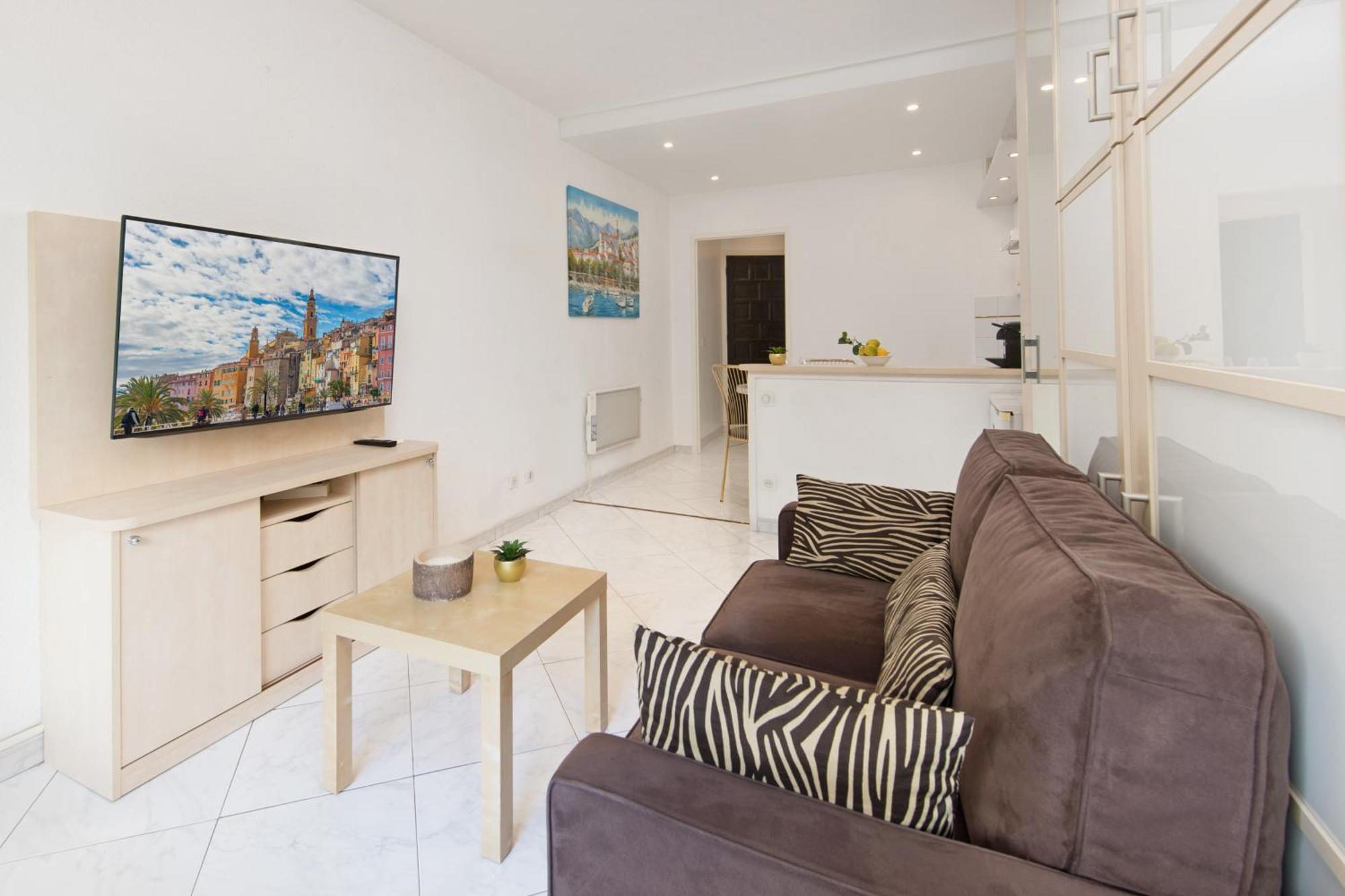 Cosy Studio - Residence Front De Mer - Ментона Экстерьер фото
